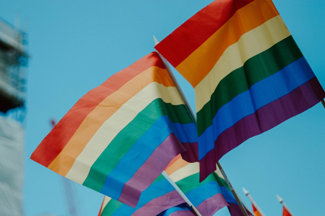 Photo Rainbow flag